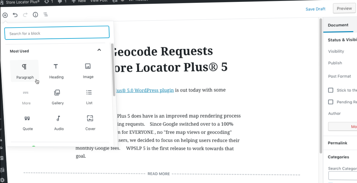 WordPress 5 Editor